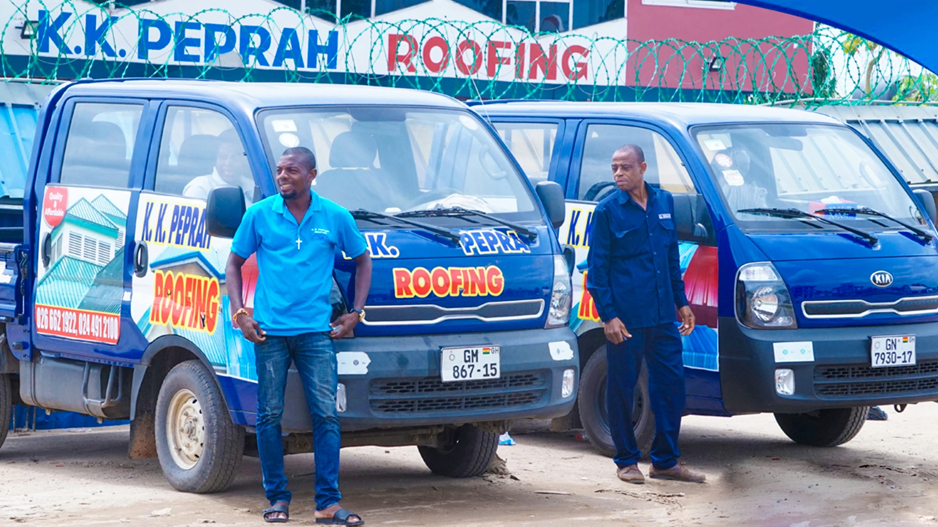 Roofing Marketing Team – KK Peprah other and roofing solutions in Ghana