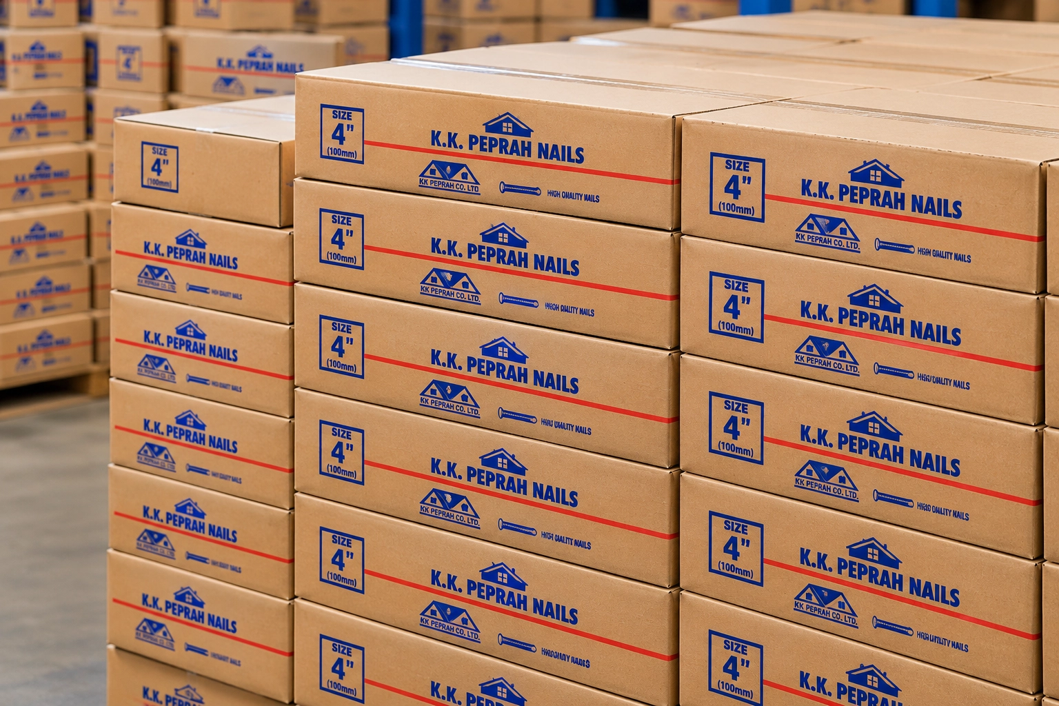 Box Of Nails – KK Peprah building materials and roofing solutions in Ghana