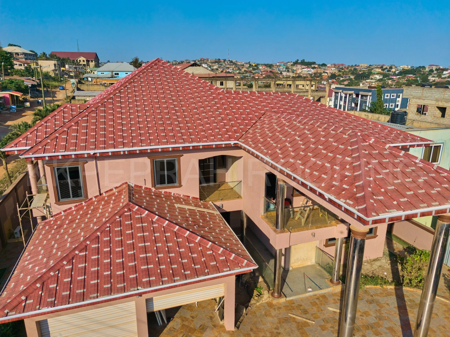 3D Msr Self Lock Roofing Front View – KK Peprah roofing and roofing solutions in Ghana