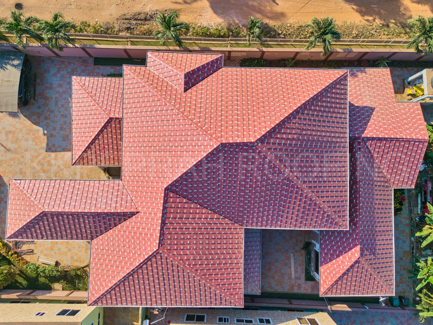 3D Msr Self Lock Roofing Top View – KK Peprah roofing and roofing solutions in Ghana
