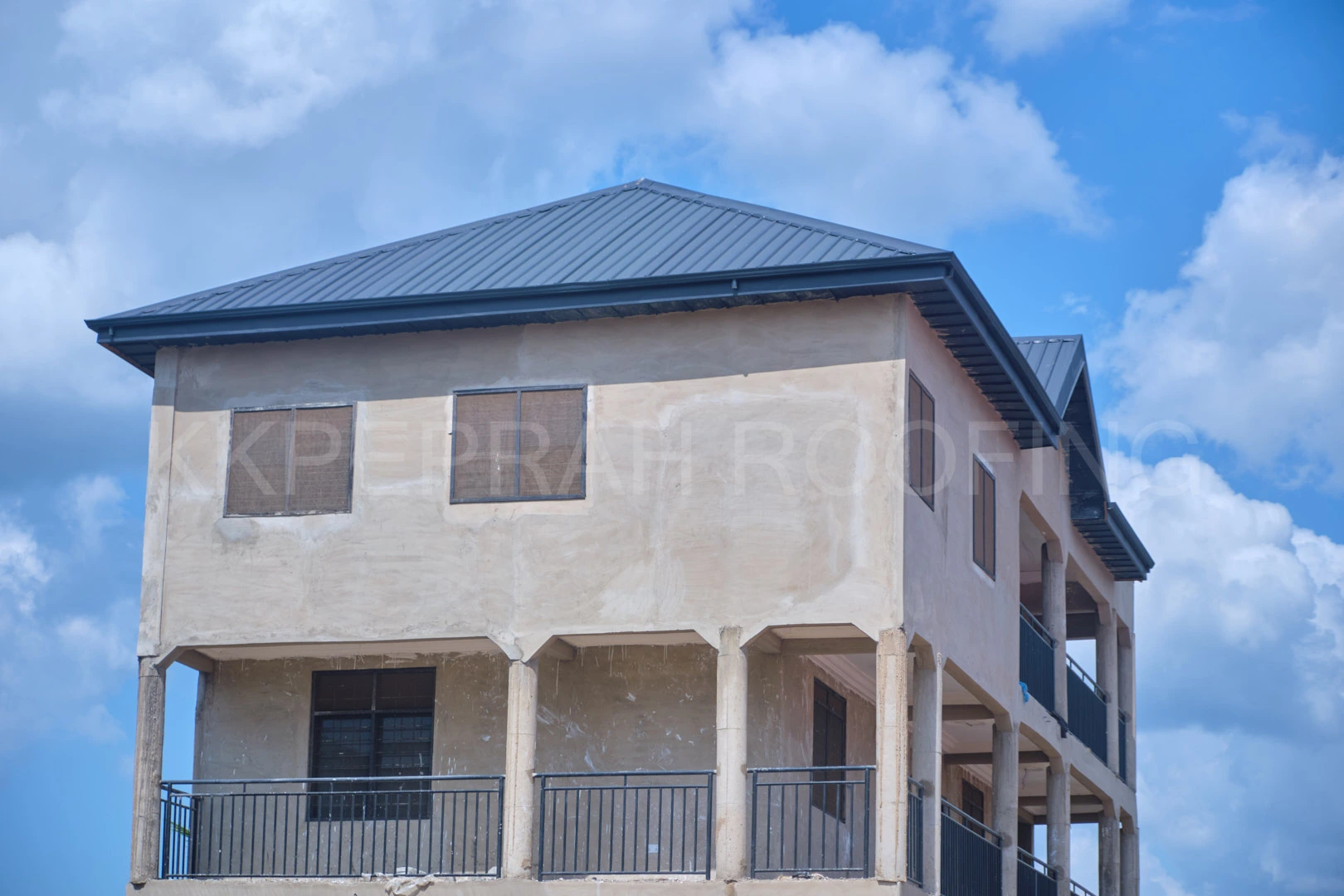 Ibr Roofing Sheets Side View – KK Peprah roofing and roofing solutions in Ghana