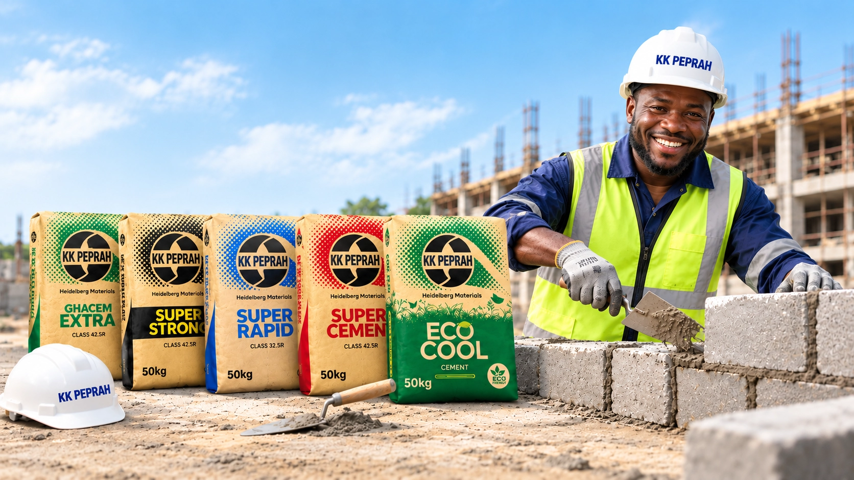 Cement for Building Projects product image placeholder, 1200 by 800 pixels, for KK Peprah