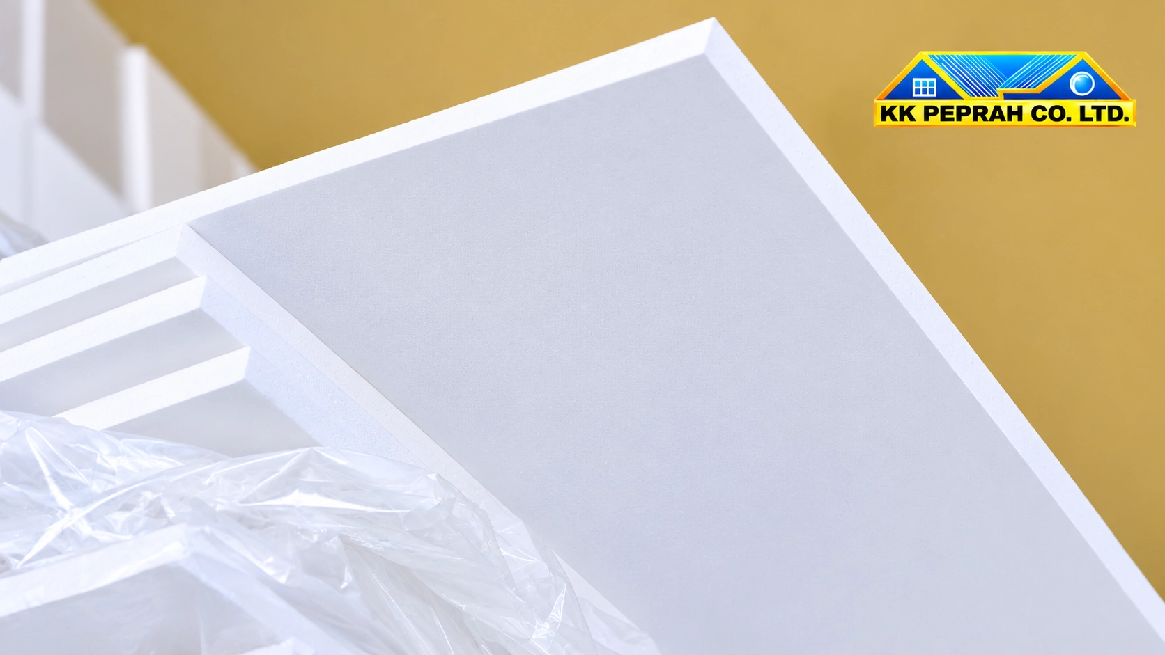 plastic fascia boards for protecting roof eaves and providing a neat roof edge